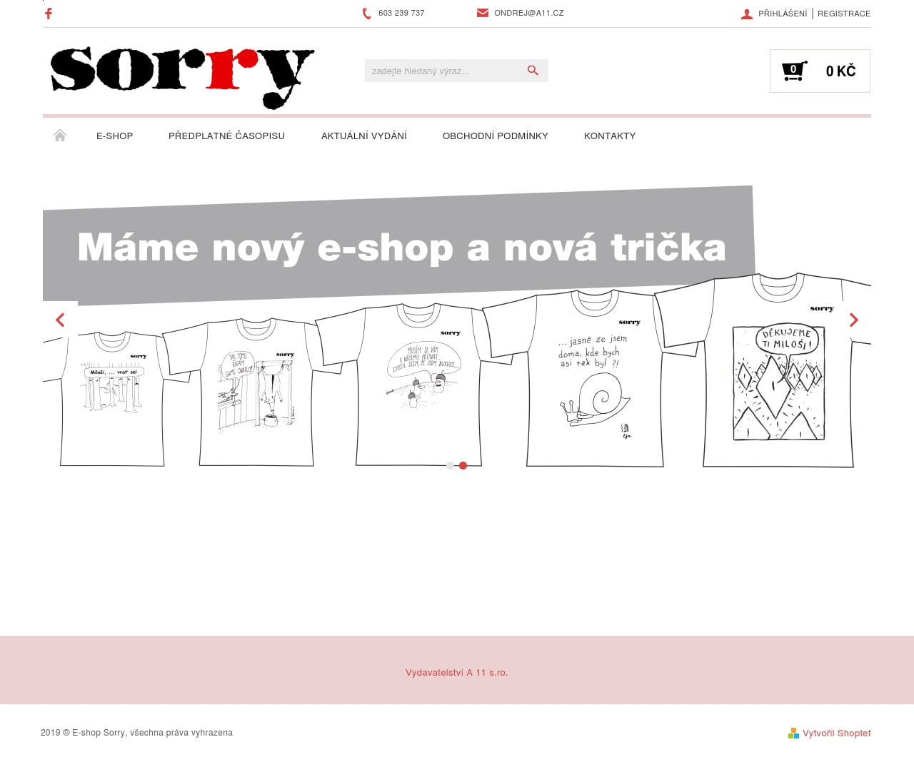E-shop Sorry