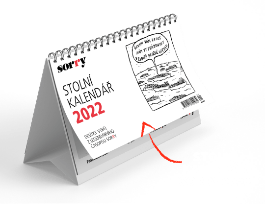 Stolní kalendář SORRY