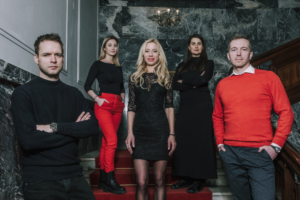 Zleva: Jan Kulich, Tereza Štenclová, Michaela Vytisková, Veronika Kozáková, David Korn